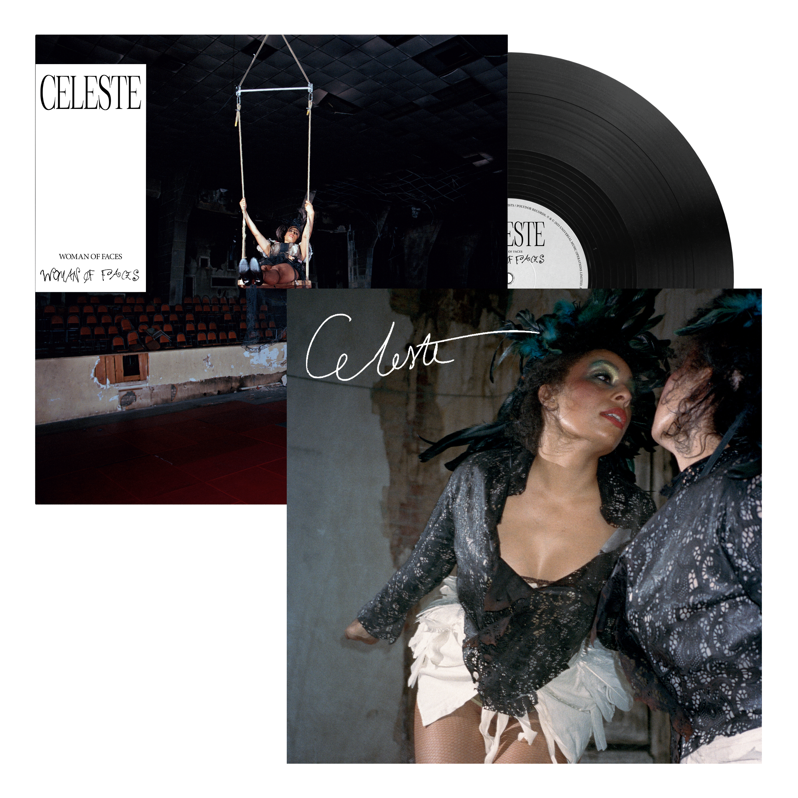 Woman Of Faces Store Exclusive Alt Art Vinyl + Signed Print Bundle