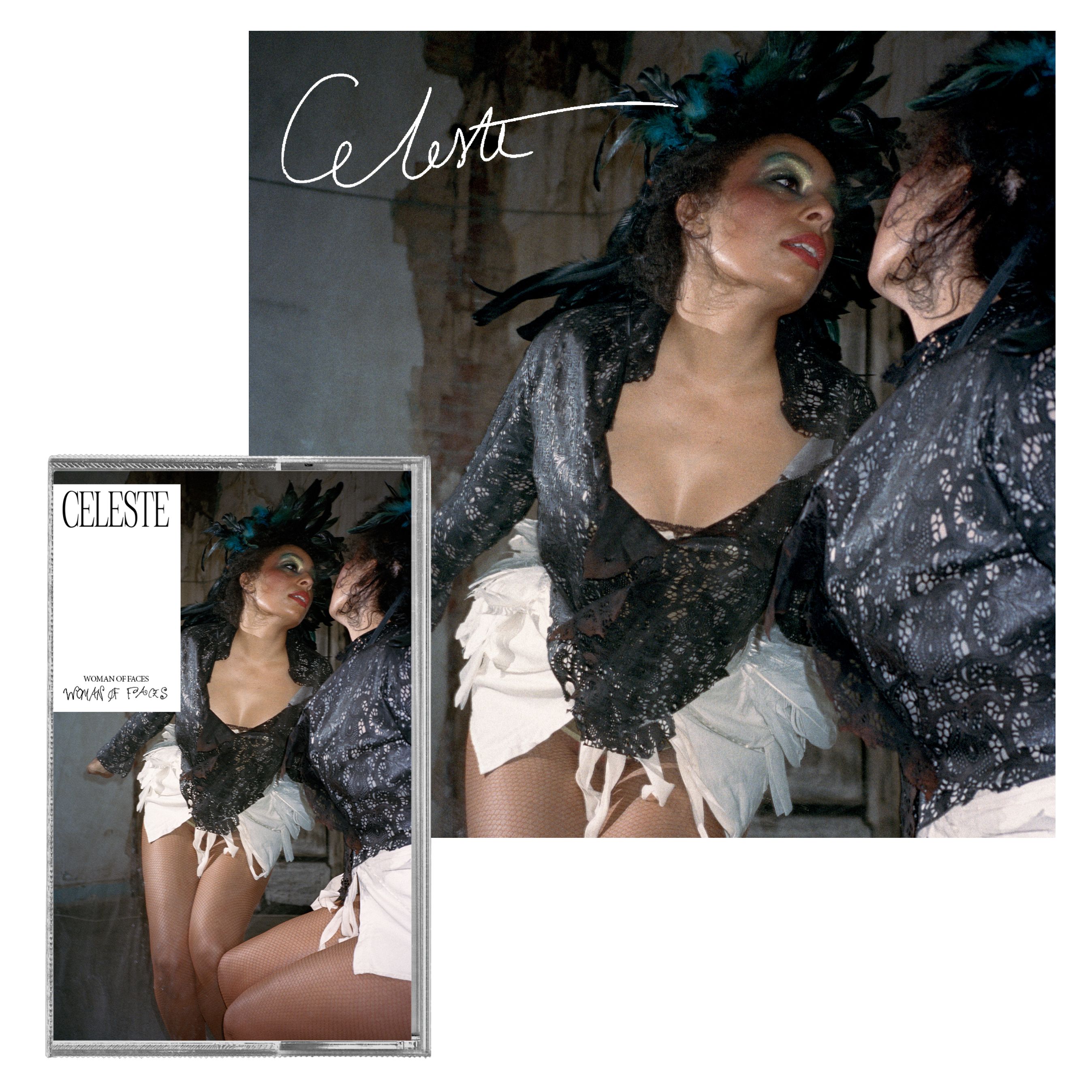 Woman Of Faces: Cassette + Signed Print Bundle