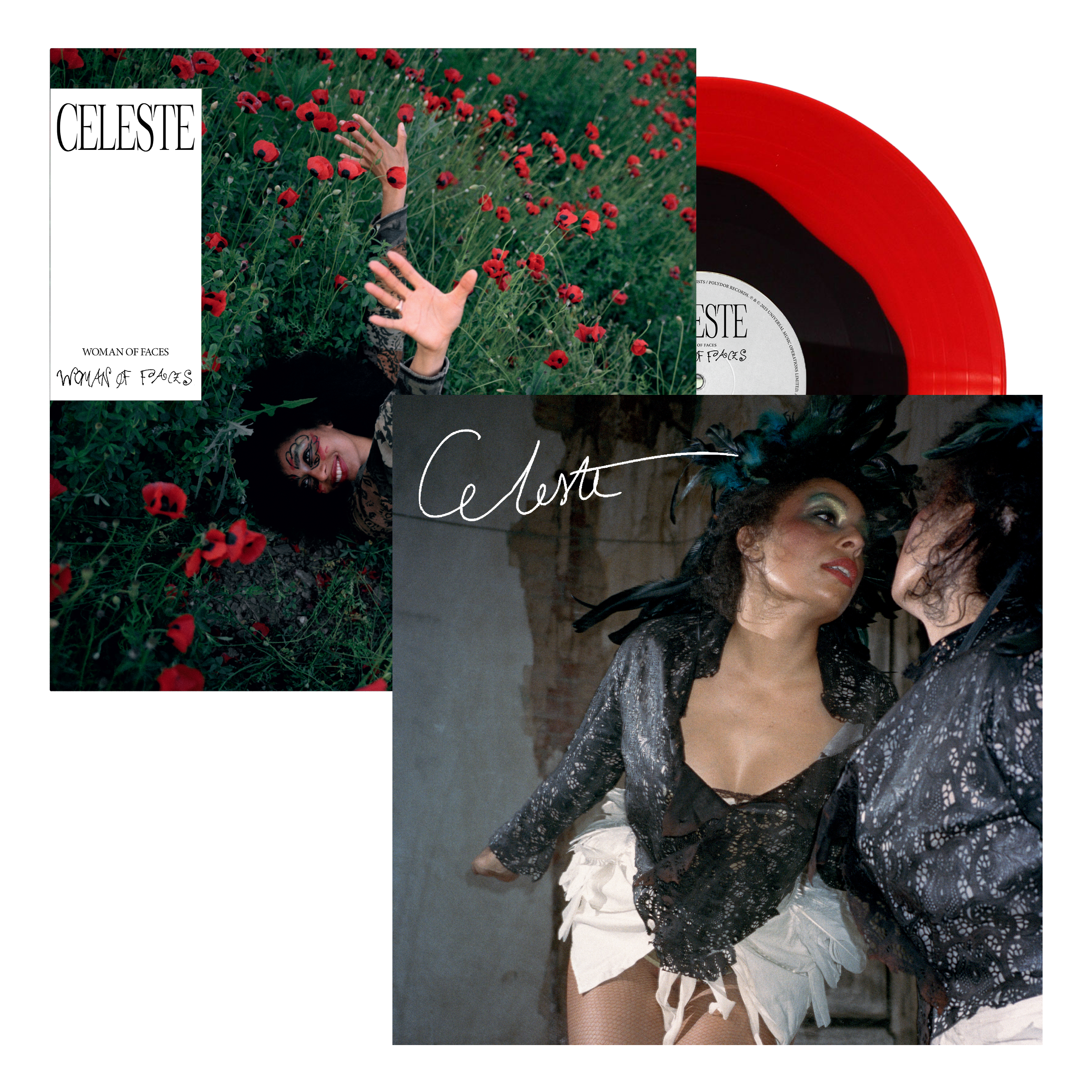 Woman Of Faces (Deluxe) - Store Exclusive Alt Art Vinyl, 7" + Signed Print Bundle