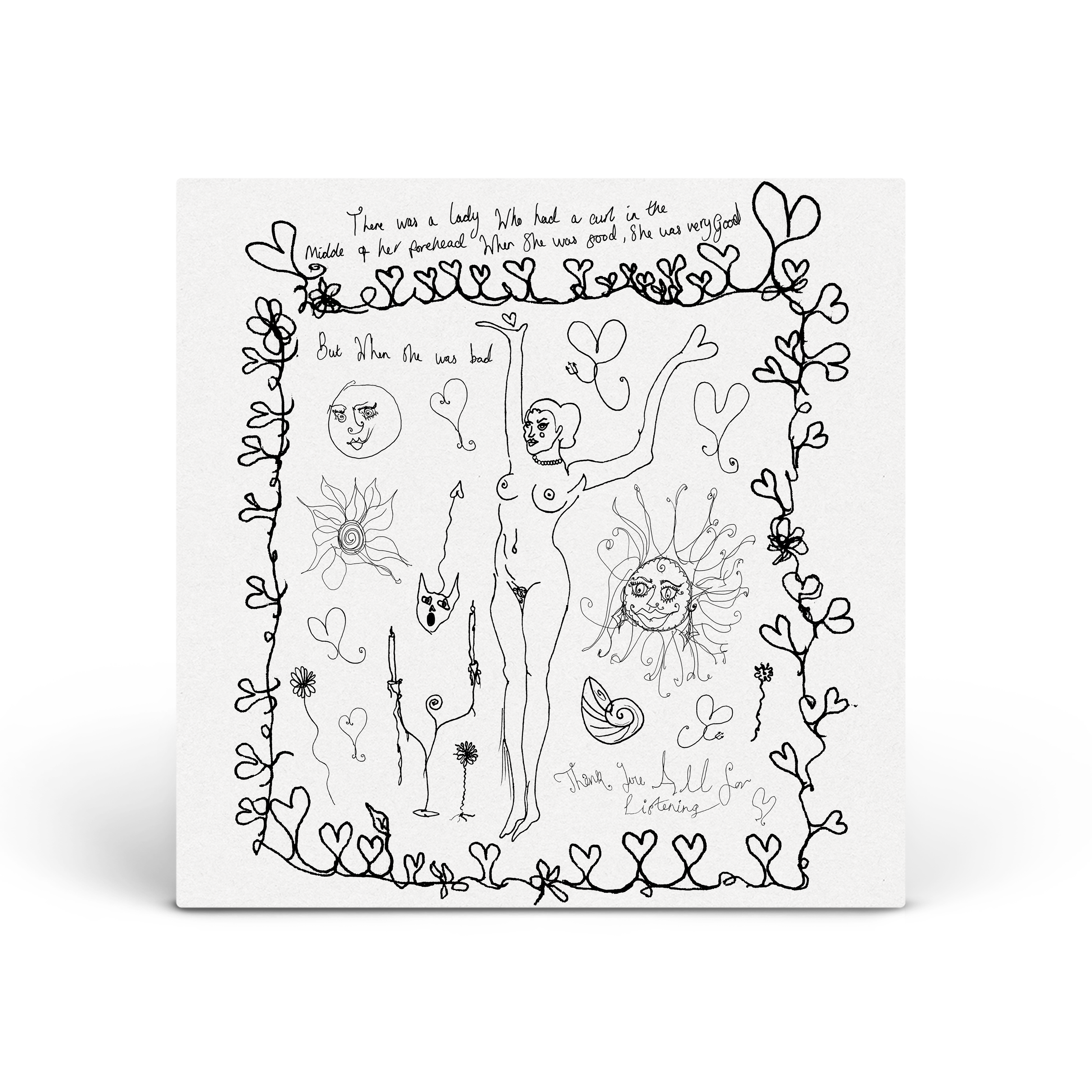 Celeste - Hand Drawn CD Sleeve
